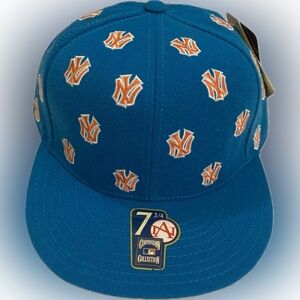 New York Yankee Cap Cooperstown Collection American Needle - Size 7 3/4 NWT